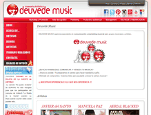 Tablet Screenshot of deuvedemusic.com